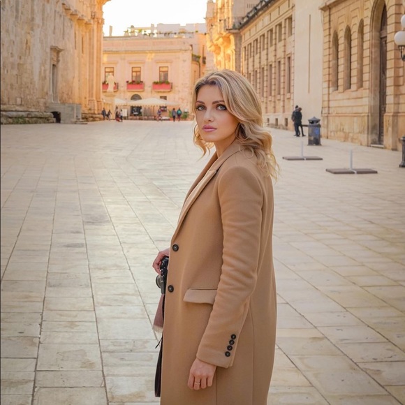 𝗭𝗮𝗿𝗮 • Wool Blend Coat - Picture 3 of 16